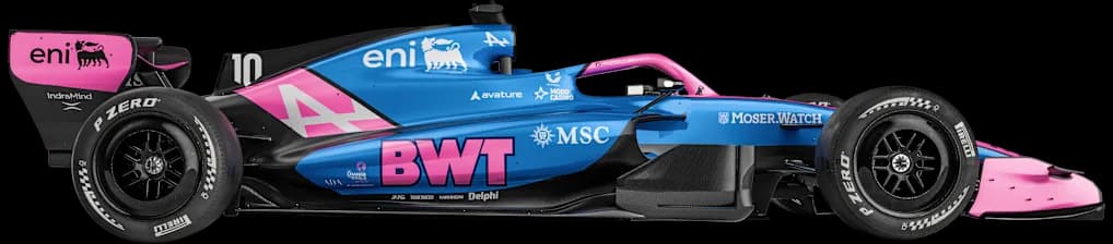 BWT Alpine F1 Team F1 Car