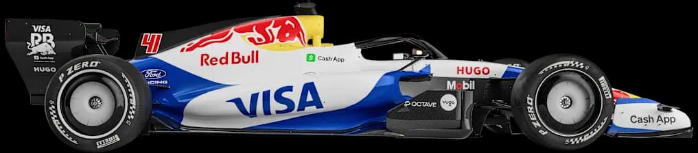 Visa Cash App RB F1 Team F1 Car